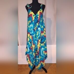 Scared Threads Boho Tie dyed Romper